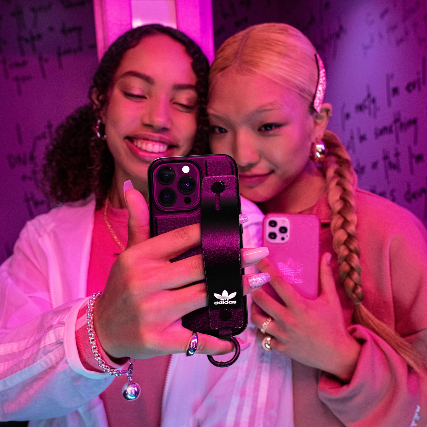 adidas Originals Hand Strap Case for iPhone 13 Pro - Black