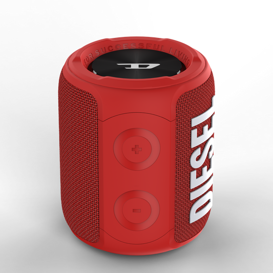 Diesel Audio Portable Bluetooth Wireless Speaker - Red