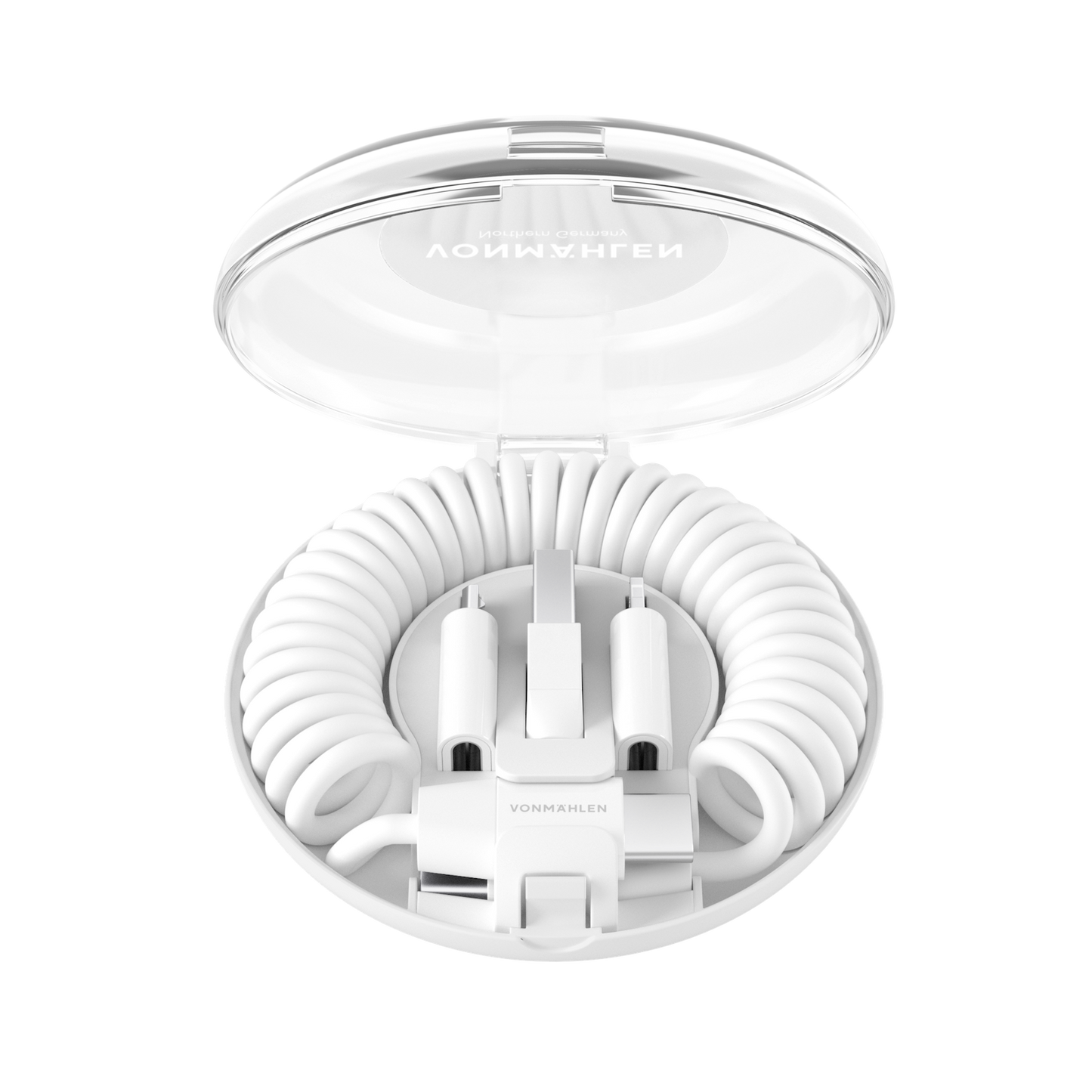 Vonmählen allroundo® C All-In-One Charging/Data Cable (USB-C/Micro USB/Lightning) - White