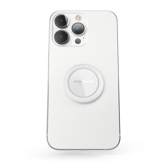 Vonmählen backflip® Pure Phone Stand & Grip + Magnetic Mount - White