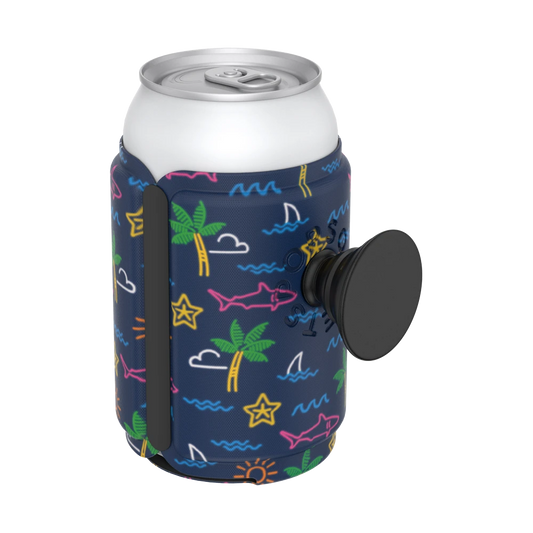 PopSockets PopThirst Can Holder -  Neon Tropical