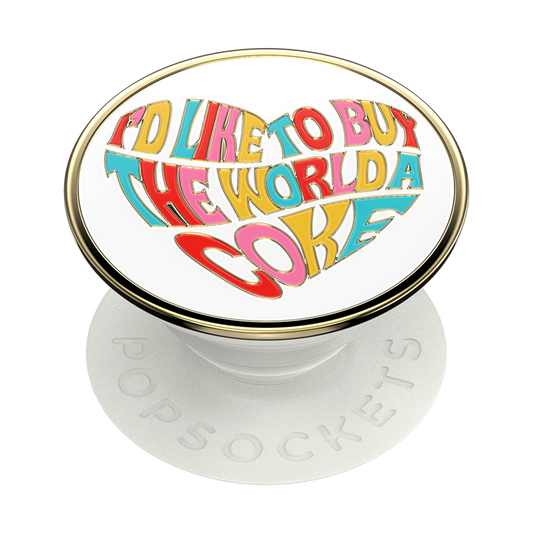 PopSockets PopGrip Premium Enamel Coke Unity Heart