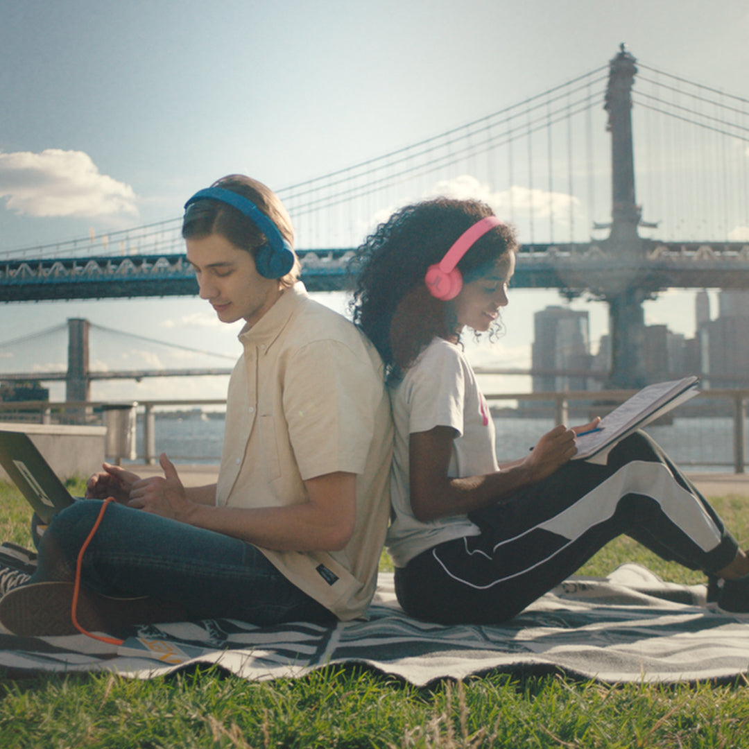 WESC Audio Wireless Bluetooth On Ear Headphones - Navy Blue