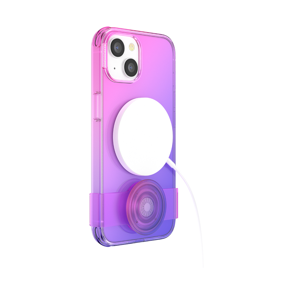 PopSockets PopCase for iPhone 13 / 14 - Berry Blur