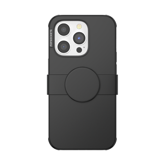 PopSockets PopCase for iPhone 14 Pro - Black