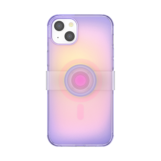 PopSockets PopCase MagSafe for iPhone 14 Plus - Opalescent Aura