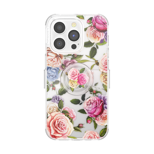PopSockets PopCase for iPhone 14 Pro - Vintage Floral