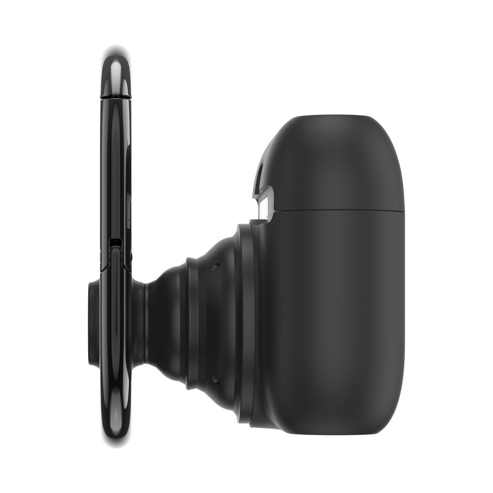 PopSockets AirPod Holder AirPods Holder Pro Black + PopChain 2 Premium Gunmetal