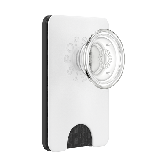 PopSockets PopWallet+ MagSafe Card Holder - White