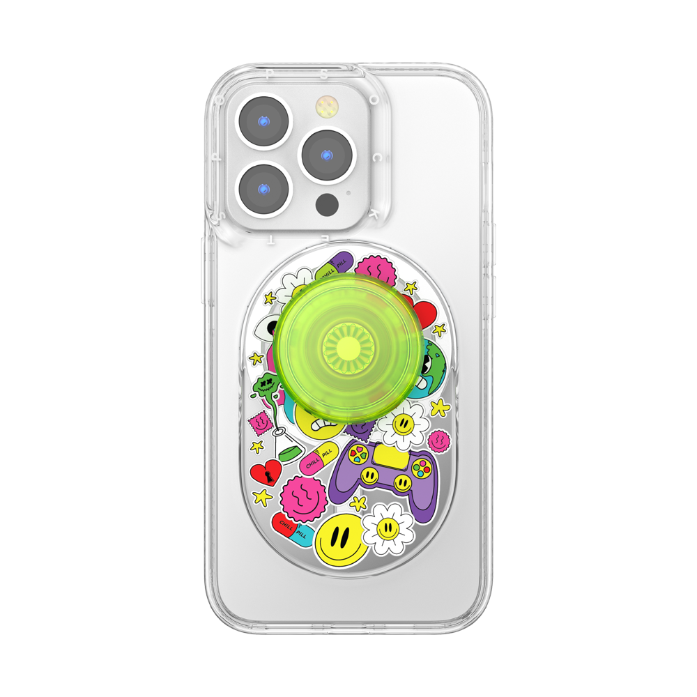 PopSockets PopGrip for MagSafe - Bright Psych