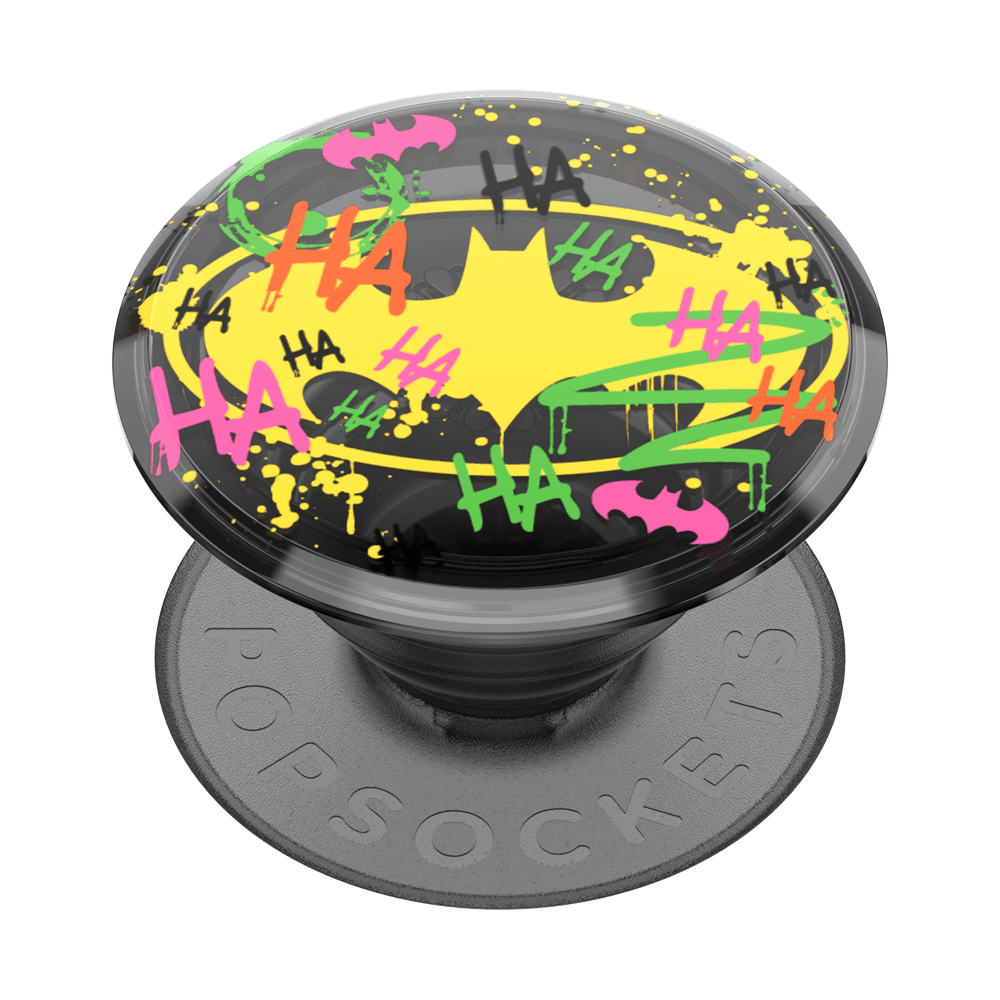 PopSockets PopGrip License Translucent Distressed Batman
