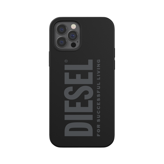 Diesel Silicone Case For iPhone 12 / 12 Pro - Black