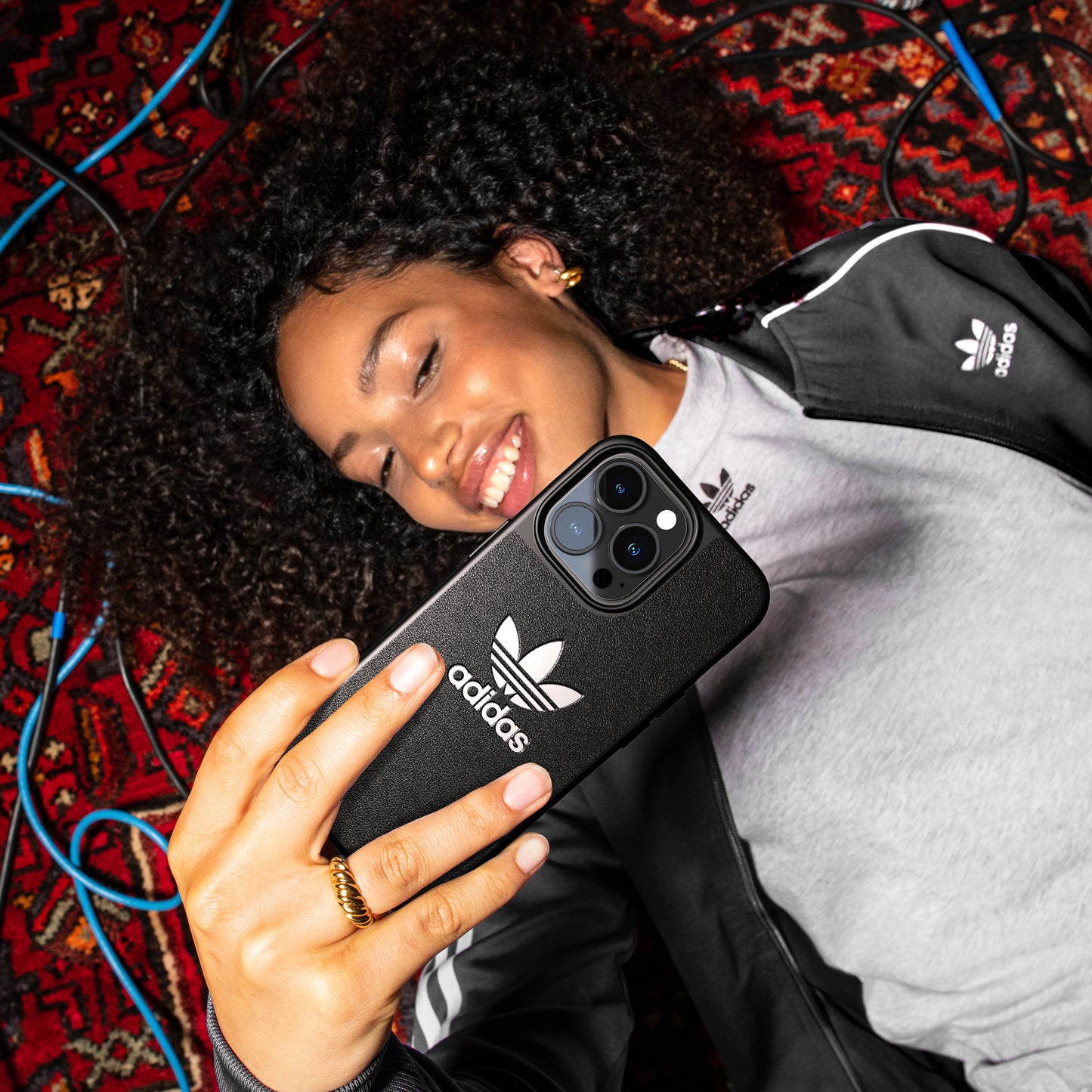 adidas Originals Iconic Case for iPhone 13 Pro - Black