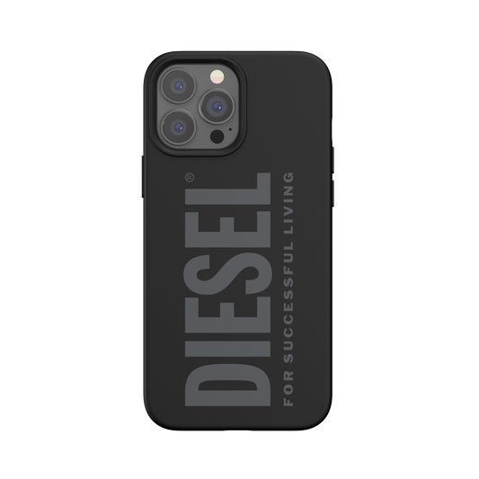 Diesel Silicone Case For iPhone 12/13 Pro Max - Black