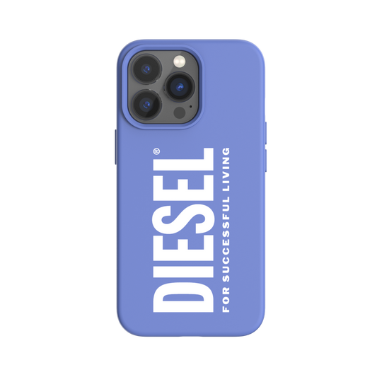 Diesel Silicone Case for iPhone 13 Pro - Blue