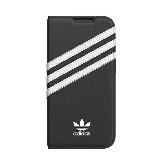adidas Originals 3-Stripe Booklet Case for iPhone 14 Pro  - Black