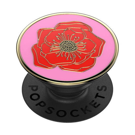 PopSockets PopGrip Premium Enamel Big Poppy