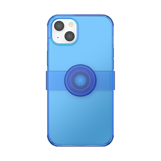 PopSockets PopCase for iPhone 14 Plus - Santorini Blue