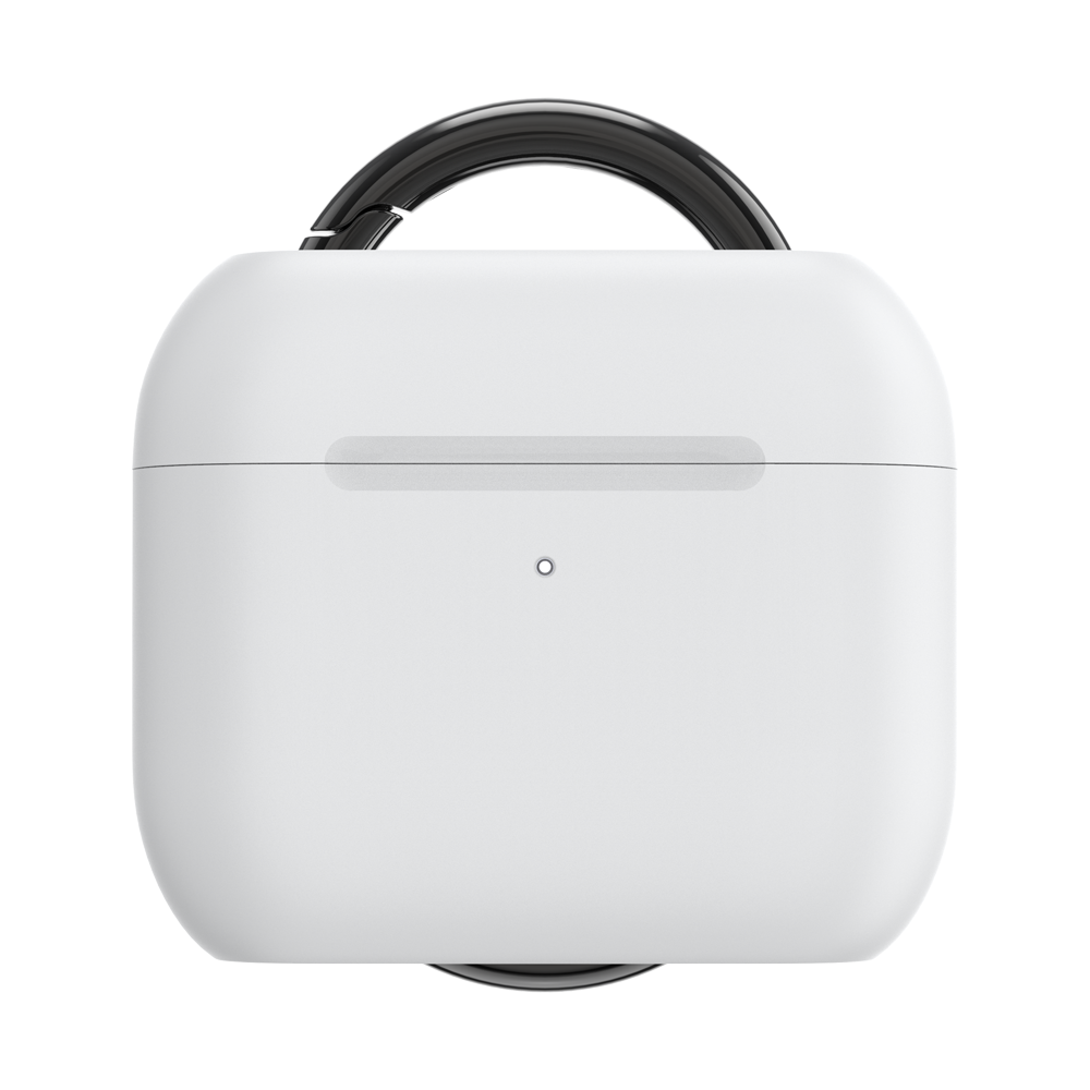 PopSockets AirPod Holder AirPods Holder Pro White + PopChain Premium Gunmetal