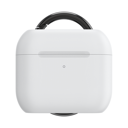 PopSockets AirPod Holder AirPods Holder Pro White + PopChain Premium Gunmetal