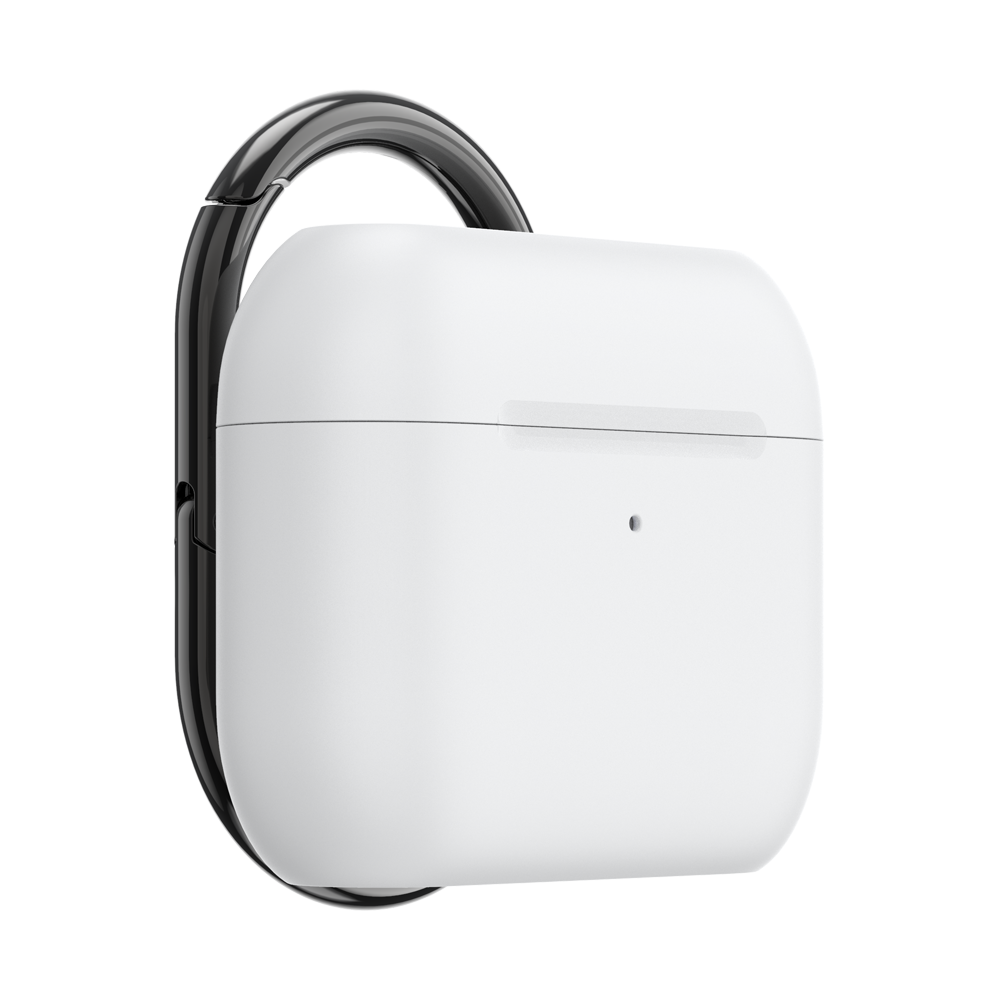 PopSockets AirPod Holder AirPods Holder Pro White + PopChain Premium Gunmetal