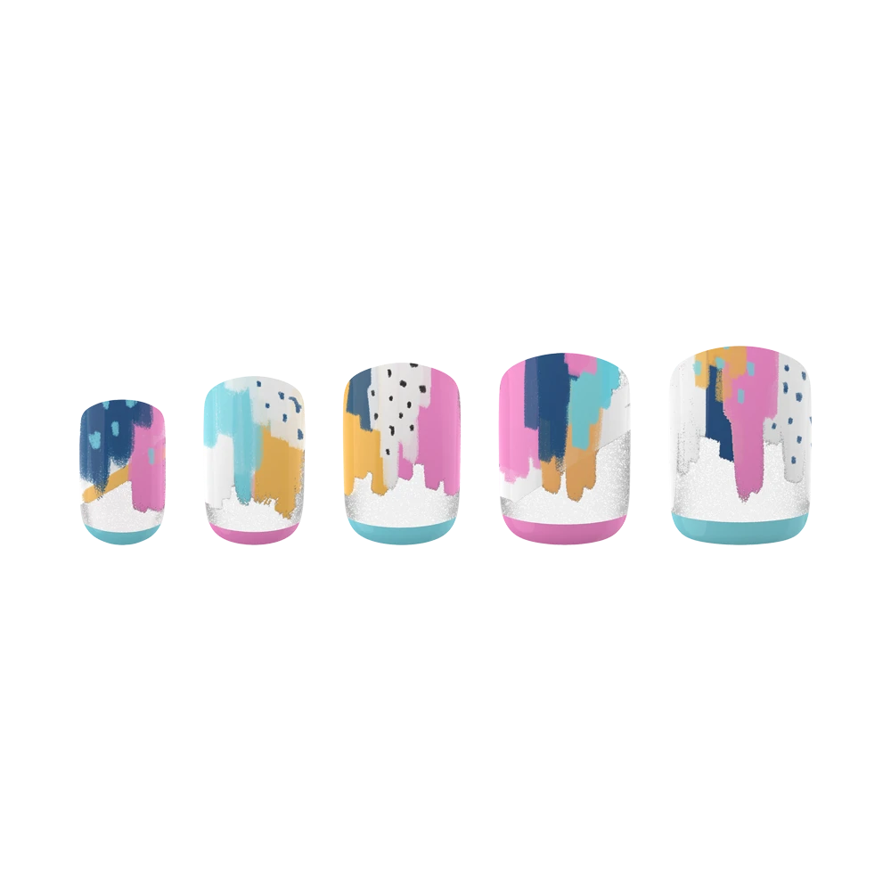 PopSockets PopGrip + Matching Nails - Painterly Pastels (Gloss)
