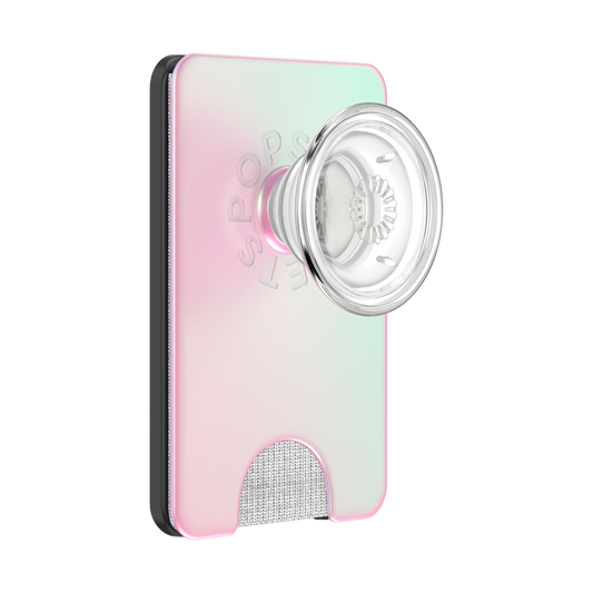 PopSockets PopWallet+ MagSafe Card Holder - Mermaid Pink
