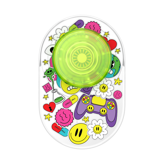 PopSockets PopGrip for MagSafe - Bright Psych